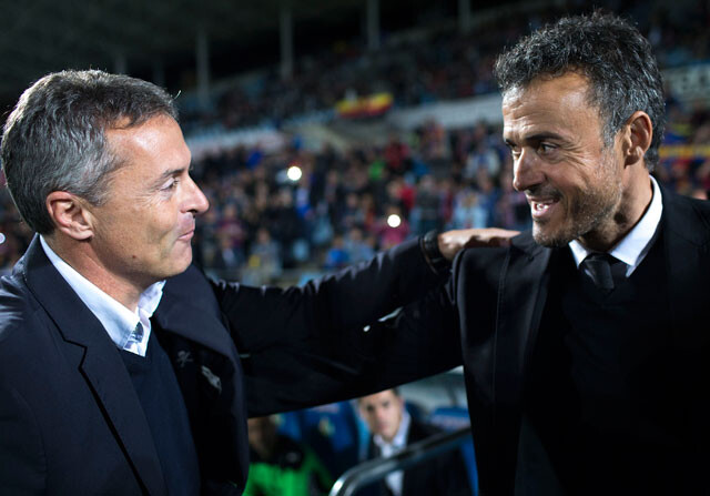 Luis Enrique y Fran Escribá