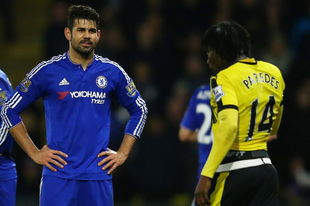 Incidente entre Paredes y Costa en el Watford Chelsea