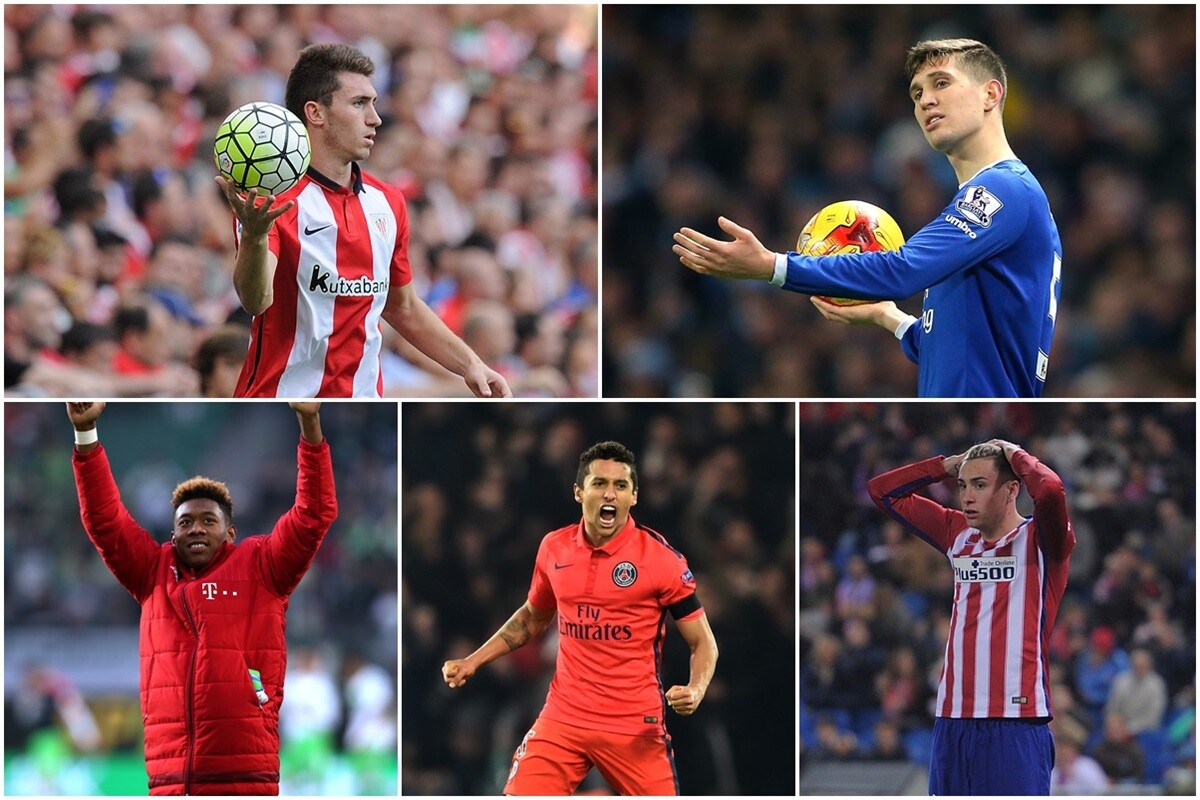 Stones, Alaba, LAporte, Marquinos y Giménez, centrales que sigue el Barcelona