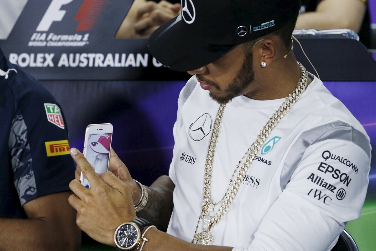 Lewis Hamilton y Sebastian Vettel, en el GP de Australia de F1 en Melbourne