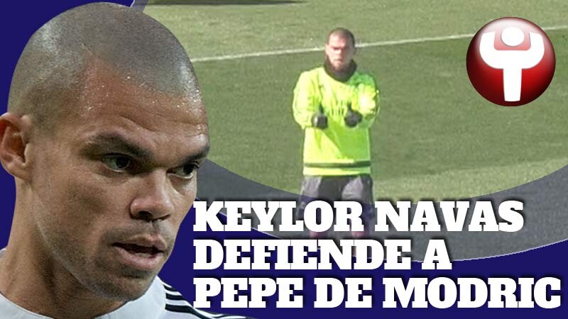 Pepe en un entrenamiento