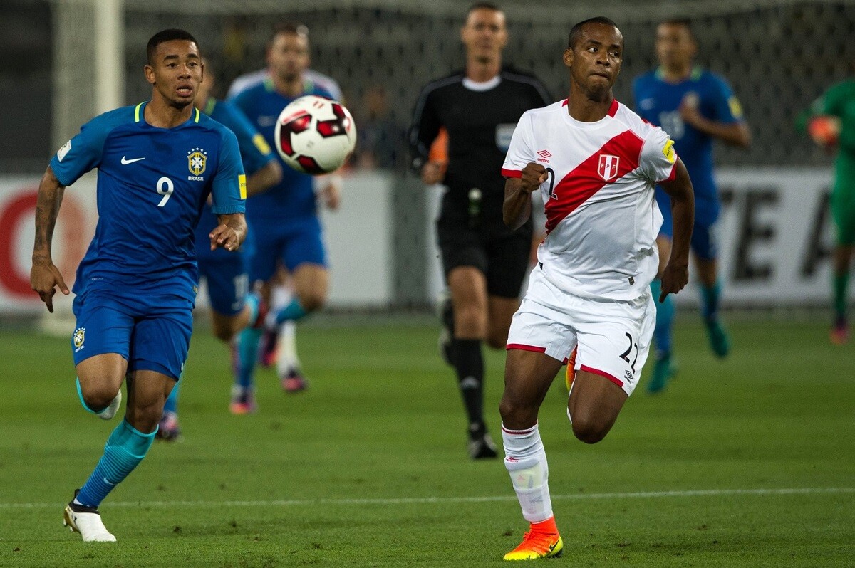 Gabriel Jesús, gol y pase gol ante Perú