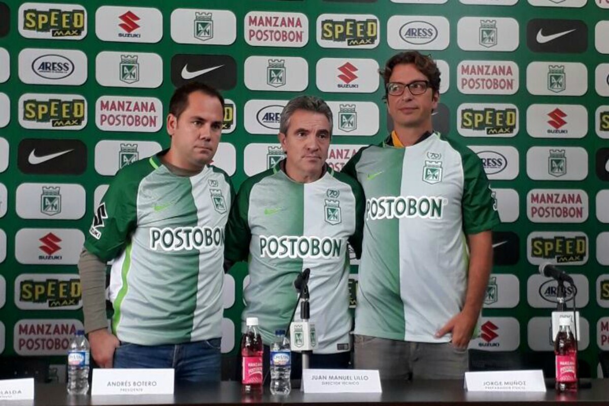 Lillo, presentado con Atlético Nacional