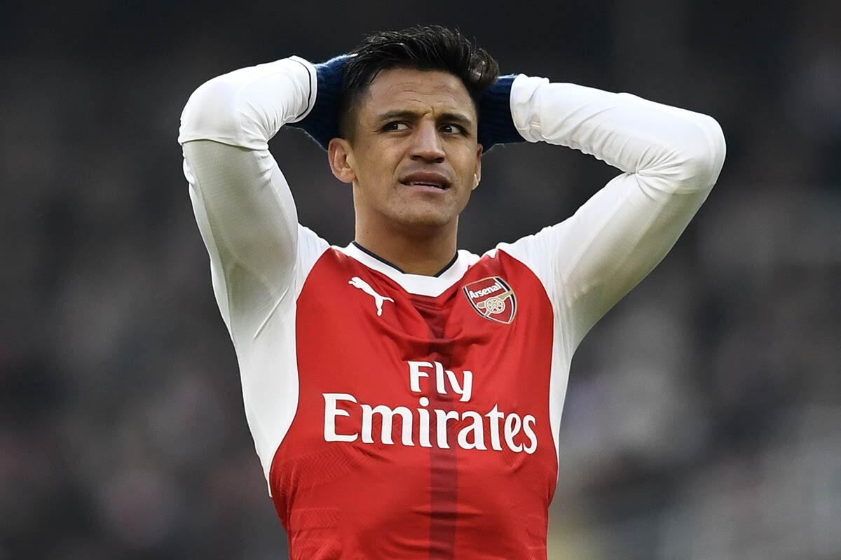 Alexis Sanchez, delantero del Arsenal