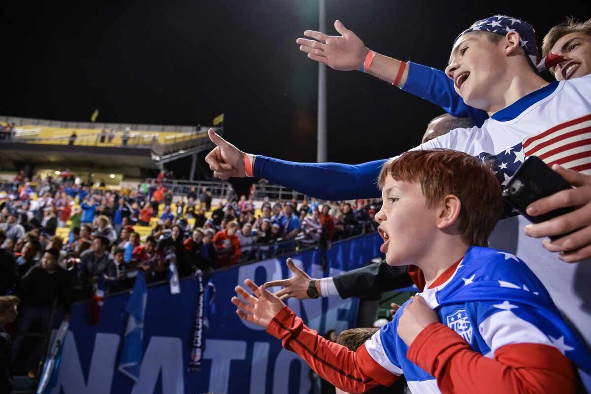 Hinchas Selección Estados Unidos