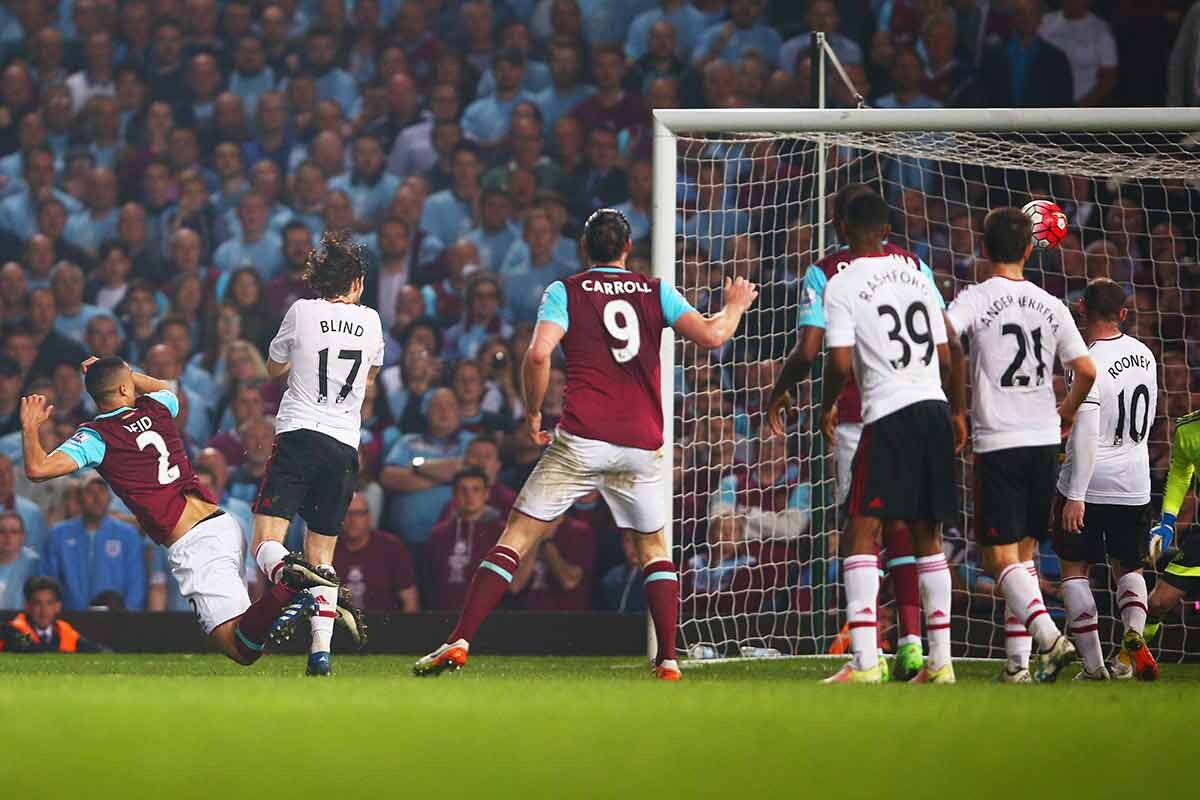 Macnhester United vs West Ham, de la Premier League