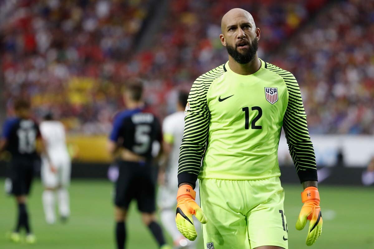 Tim Howard, con Estados Unidos
