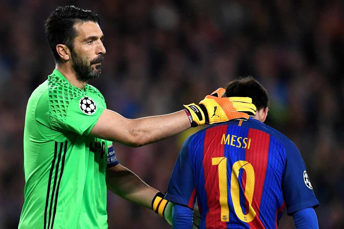Buffon y Messi